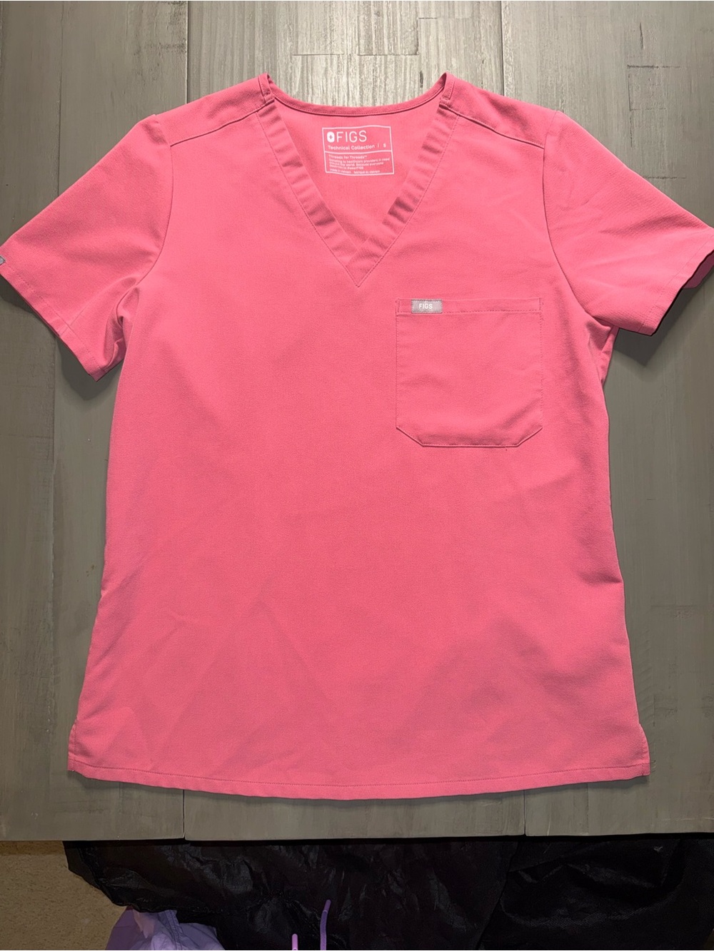 FIGS SET Breast Cancer Awareness QUARTZ Catarina Scrub Top Livingston ScrubPants